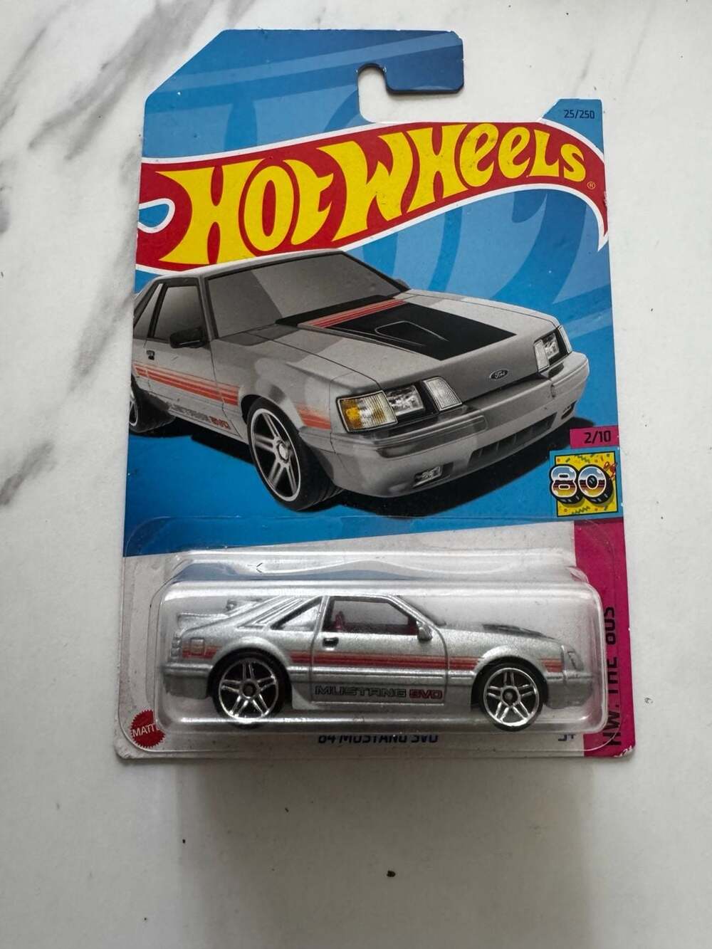 Hot Wheels HW: The '80s '84 Mustang SVO Diecast Car